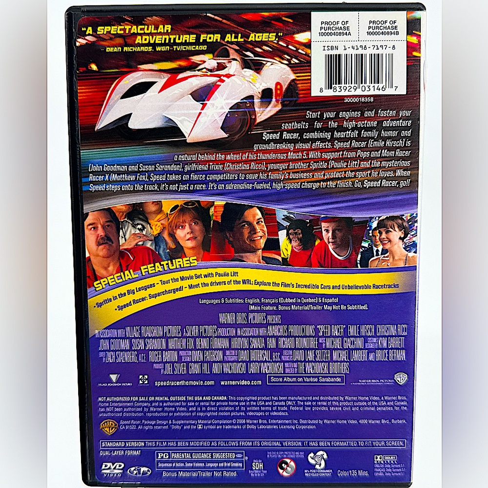 Speed Racer on DVD - Picture 3 of 4
